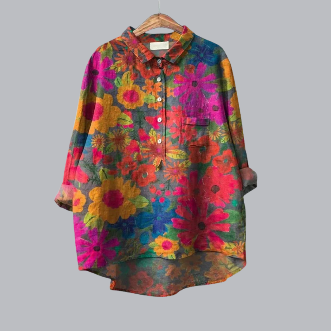 Luitwin™ | Klassisk Blomsterbluse