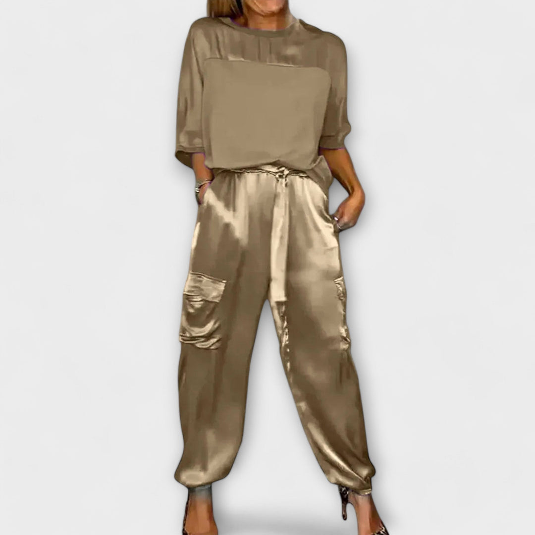 Ulla® | Satin To-delt Sæt