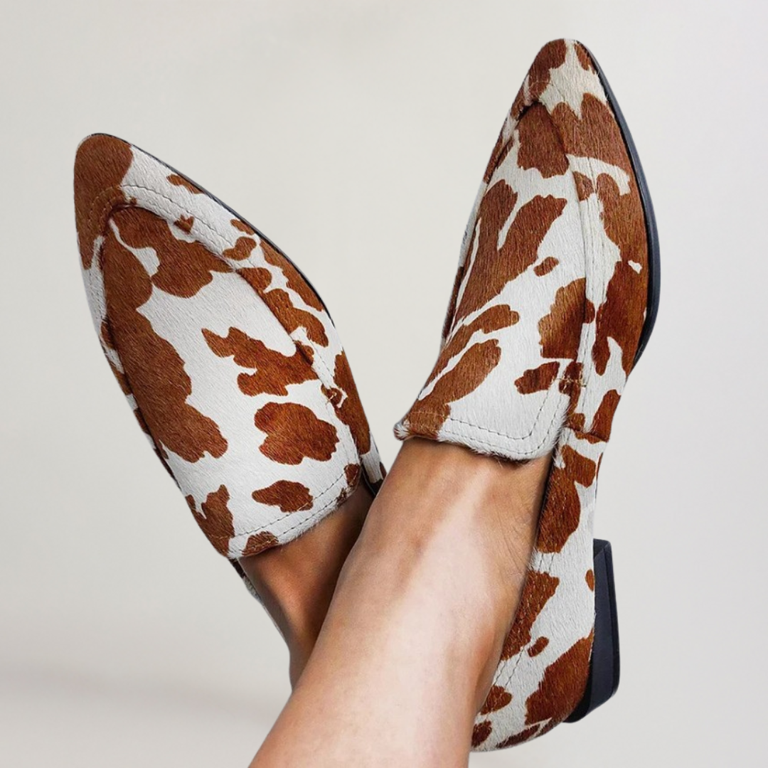 LEONA | ELEGANTE LOAFERS MED LAV HÆL