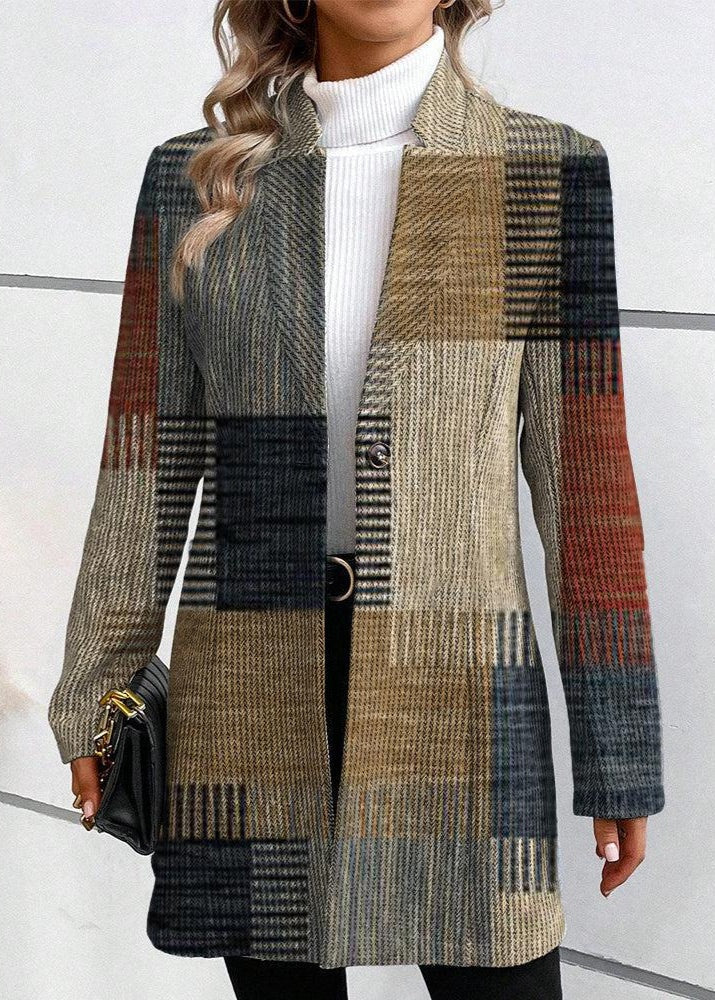 Thilde™ | Elegant Blazer Med Mønster
