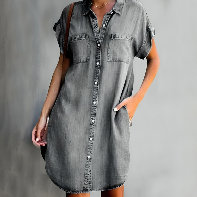 Luna | Zachte Denim Jurk