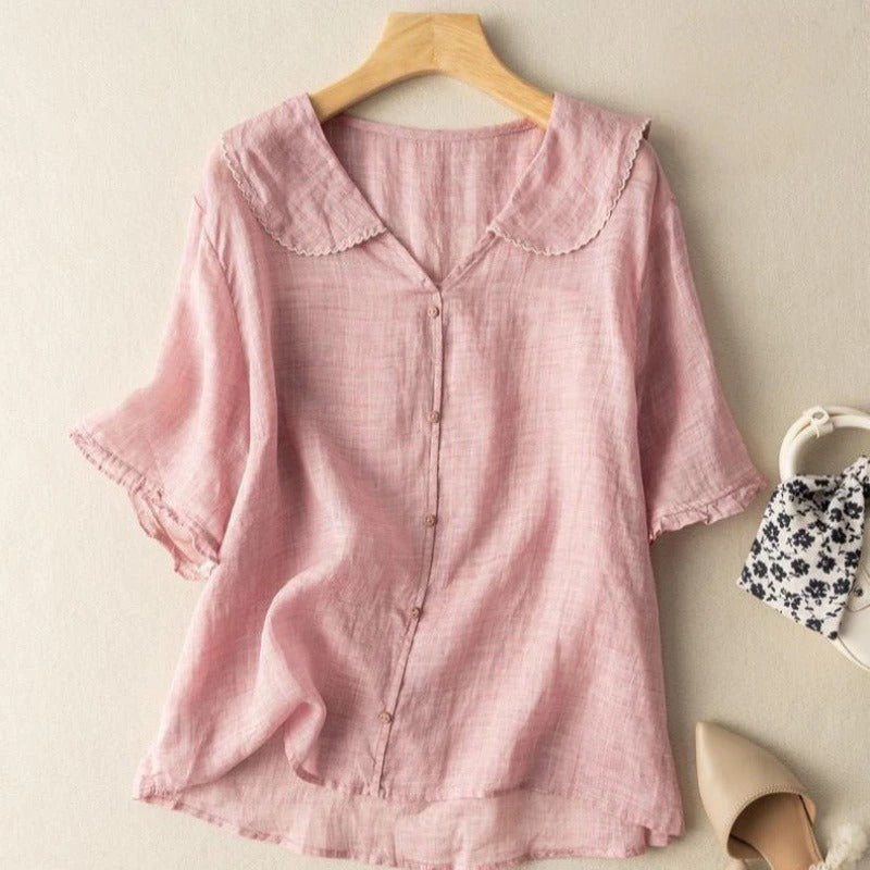 ADÈLE LÆRRED BLOUSE