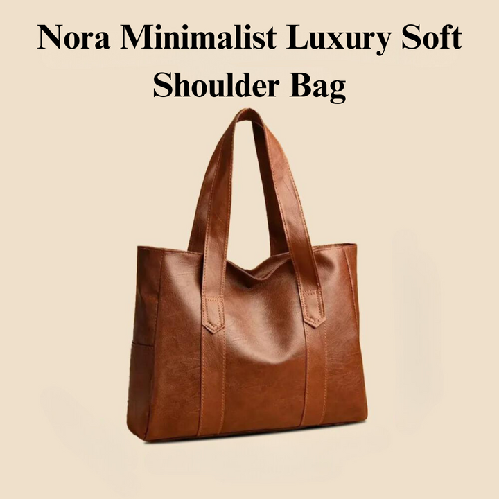 Nora | Luksuriøs, minimalistisk skuldertaske