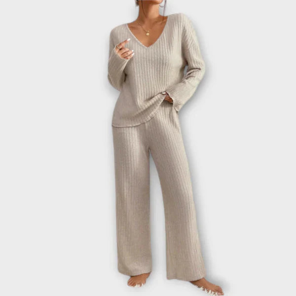 Frida® | Ribstrikket Loungesæt