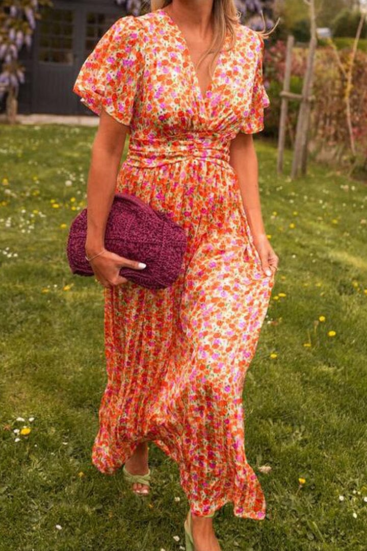 Sandra™ | Elegant Maxi-kjole med V-hals
