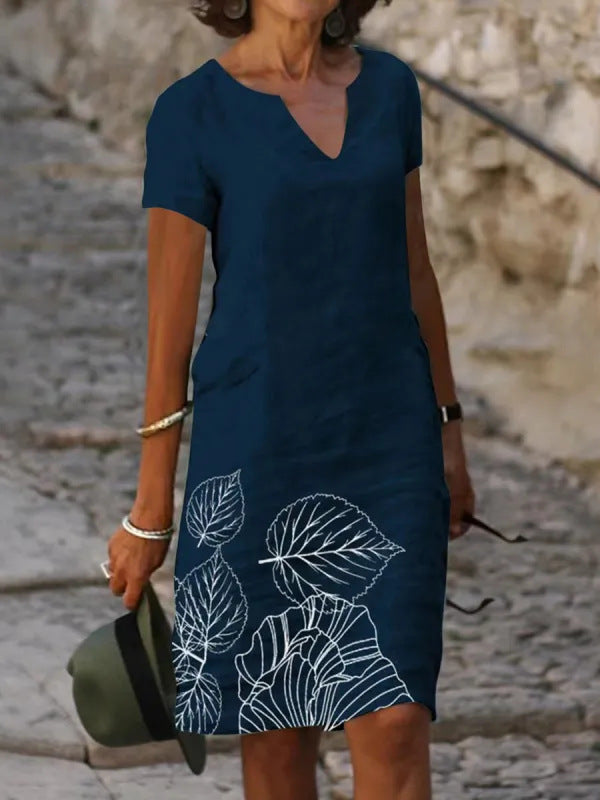 Josette™ | Elegant Kjole med V-hals