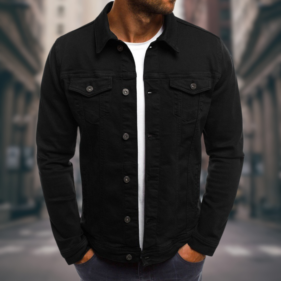 Niels | Moderigtig denimjakke