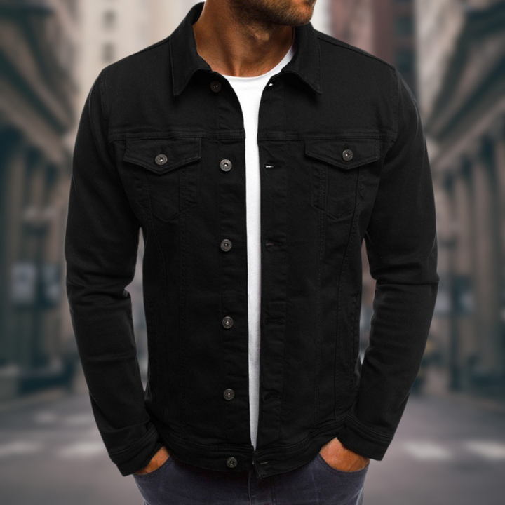 Niels | Moderigtig denimjakke