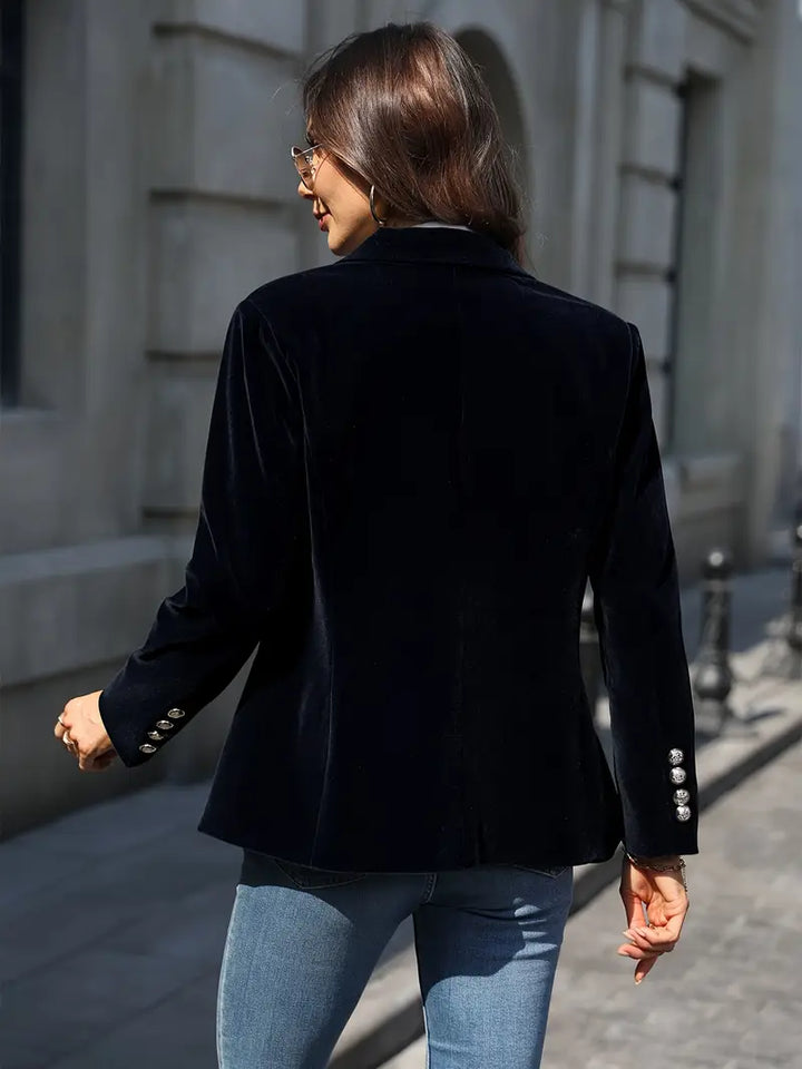 Savannah™ - Elegant Velour Blazer