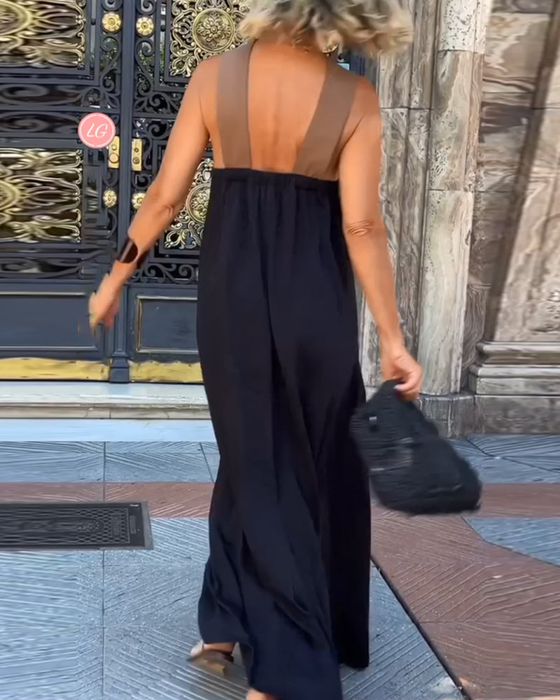 Sienna - Kryds Hals Kjole