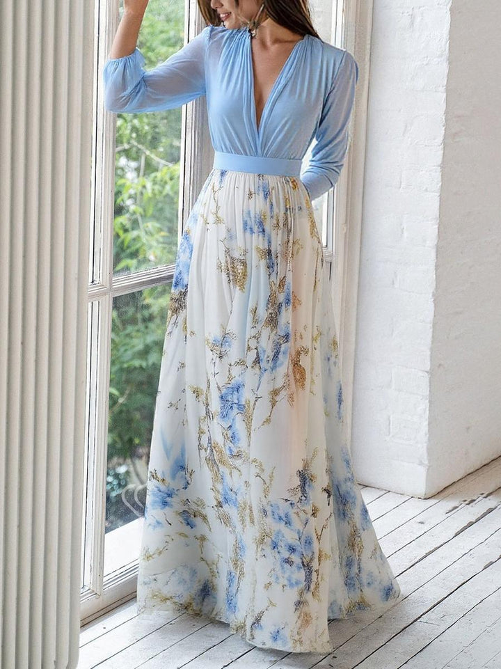 Elena™ - Maxi kjole med blomstertryk Dazzling