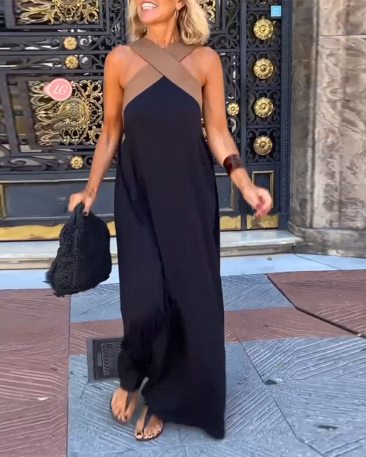 Sienna - Kryds Hals Kjole