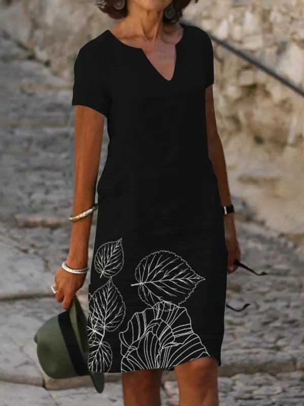 Josette™ | Elegant Kjole med V-hals