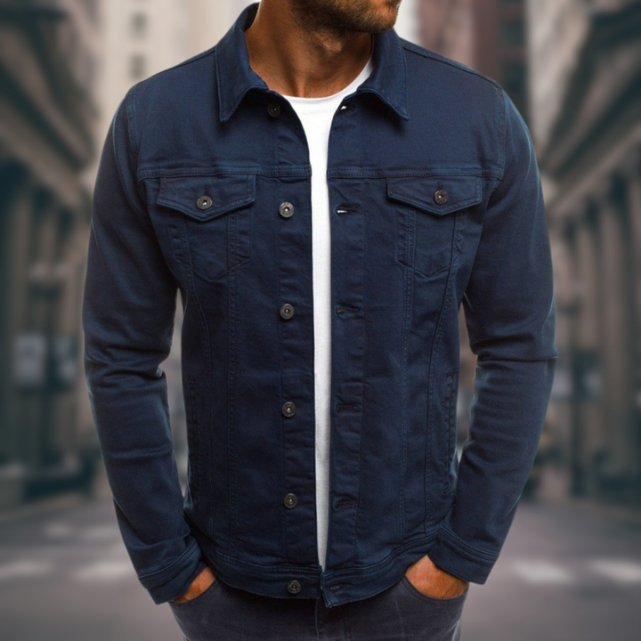 Niels | Moderigtig denimjakke