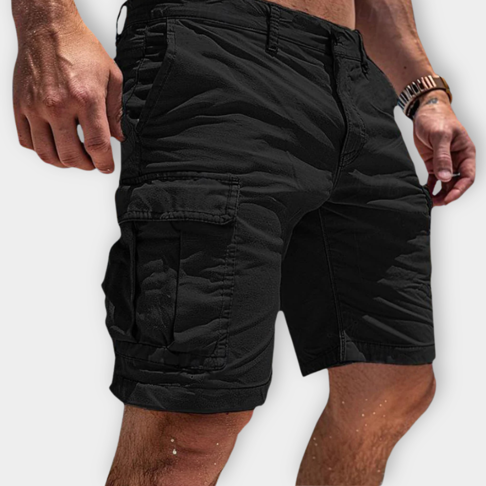 Cardo – Cargo-shorts i bomuld