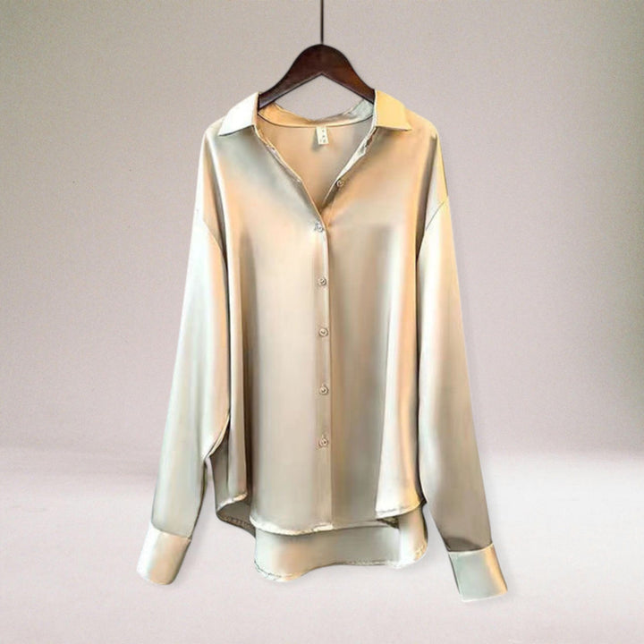 Anne-Mette® | Klassisk bluse i høj kvalitet satin