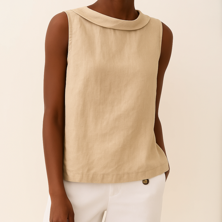 MARGOT | ÆRMEFRI ELEGANT TOP