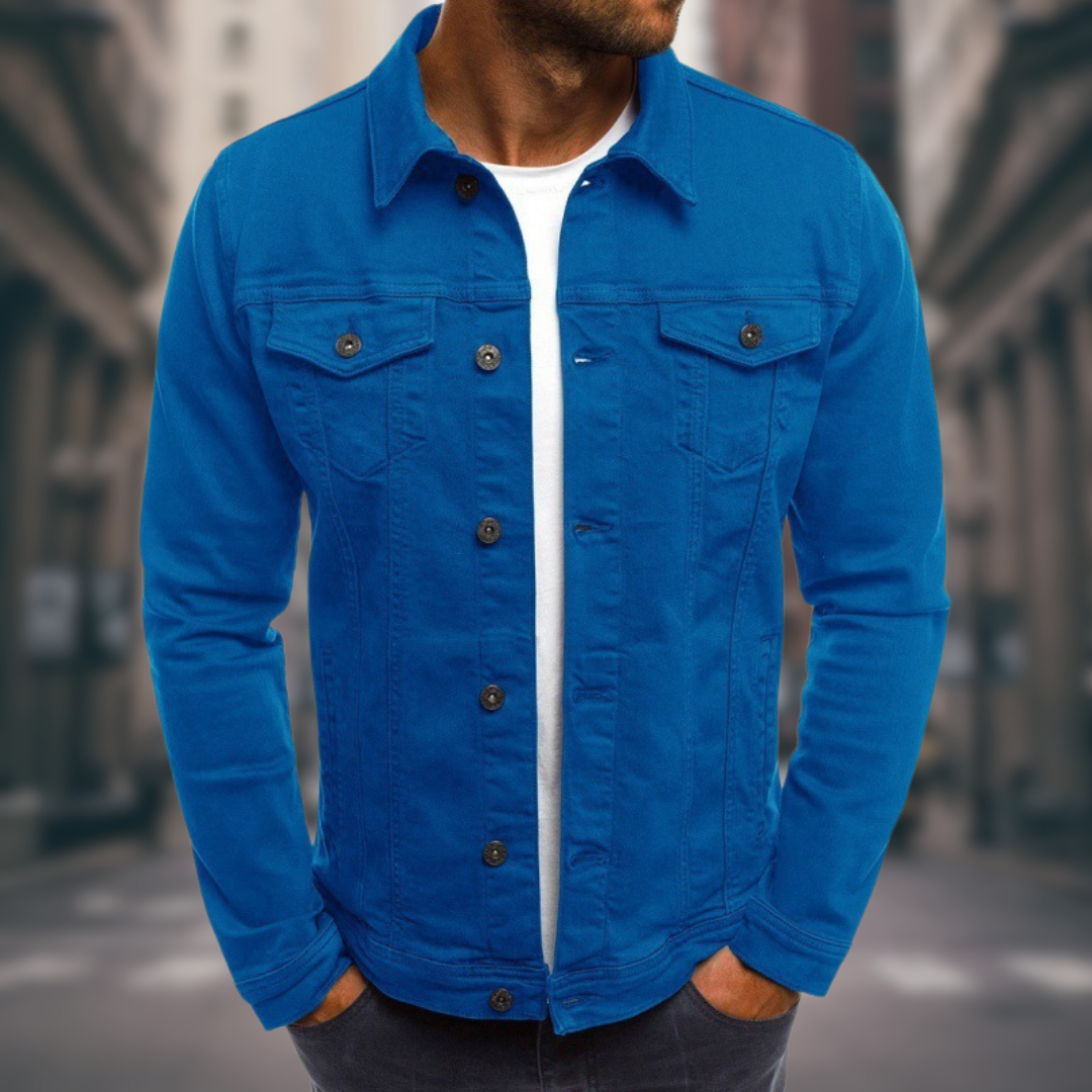 Niels | Moderigtig denimjakke