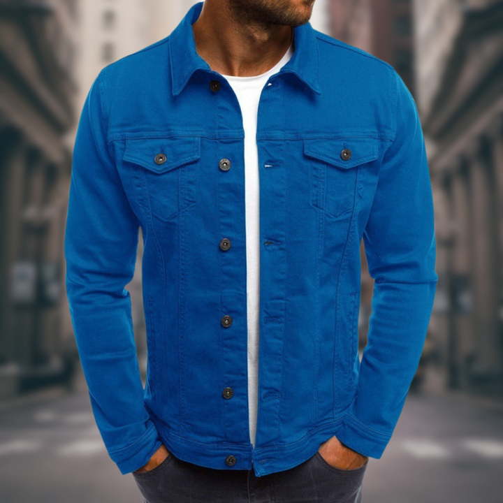 Niels | Moderigtig denimjakke