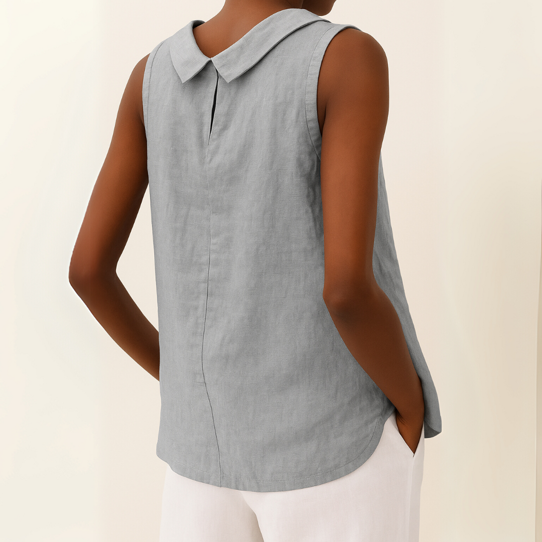 MARGOT | ÆRMEFRI ELEGANT TOP