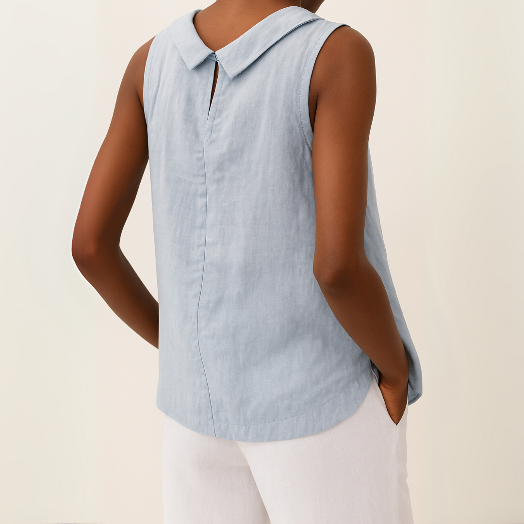MARGOT | ÆRMEFRI ELEGANT TOP