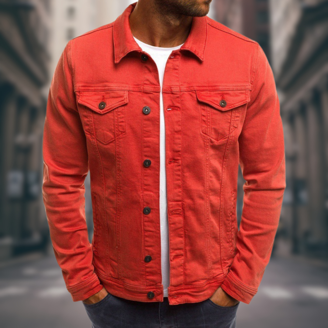 Niels | Moderigtig denimjakke