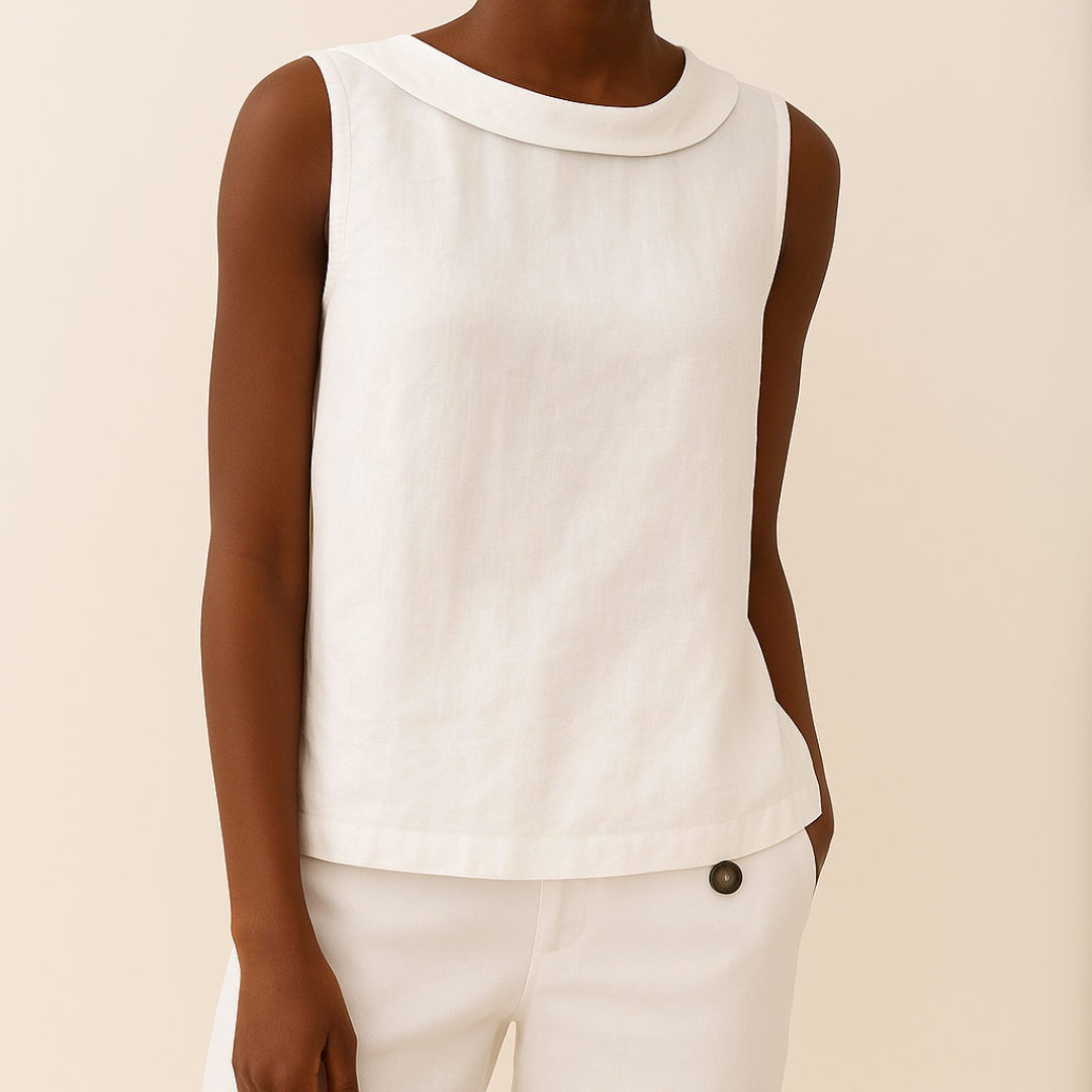 MARGOT | ÆRMEFRI ELEGANT TOP