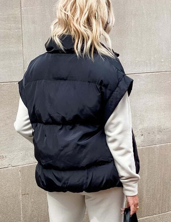Charlotte™ - Varm Blød Puffer Ensfarvet Kortærmet Jakke