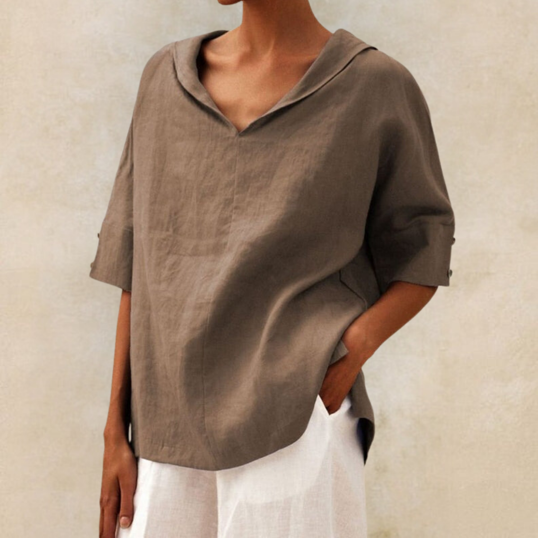 Zoe™ - Casual Loose-Fit Bluse