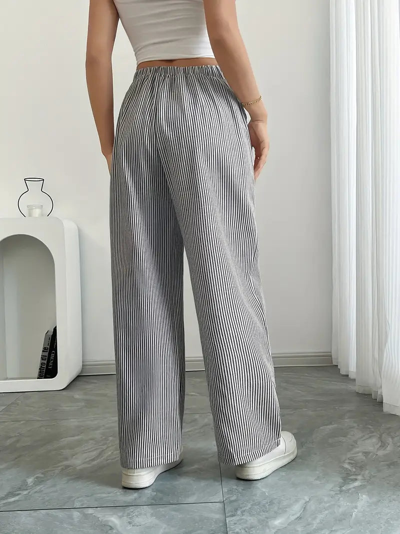 KARINA | STILFULDE STRIBEADE BUKSER