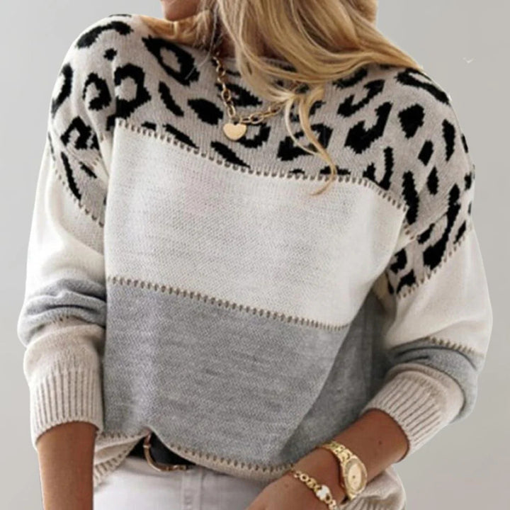Nanna | Leopard Print Casual Sweater