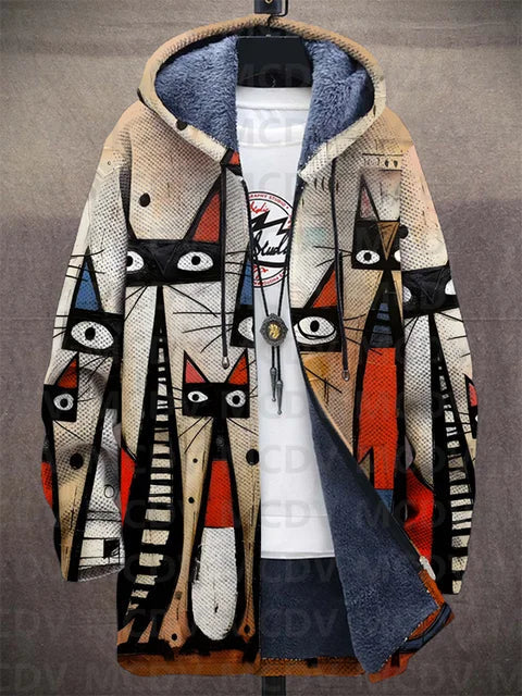 Kiara | Luksuriøs cardigan med kunstnerisk inspiration