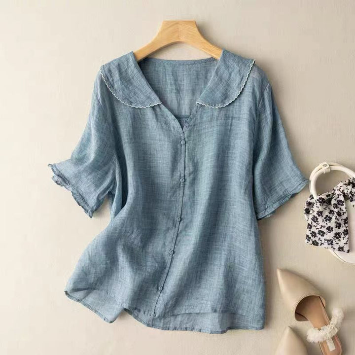 ADÈLE LÆRRED BLOUSE