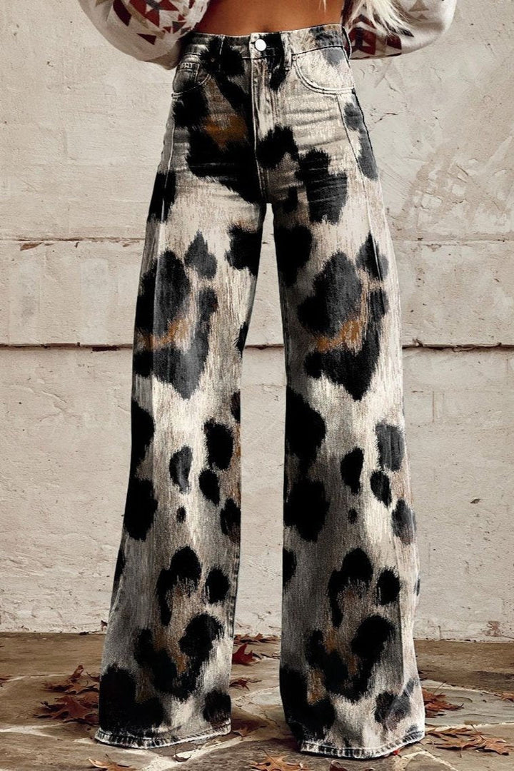 Cheetah | Boho Vintage Bukser med Chic Print