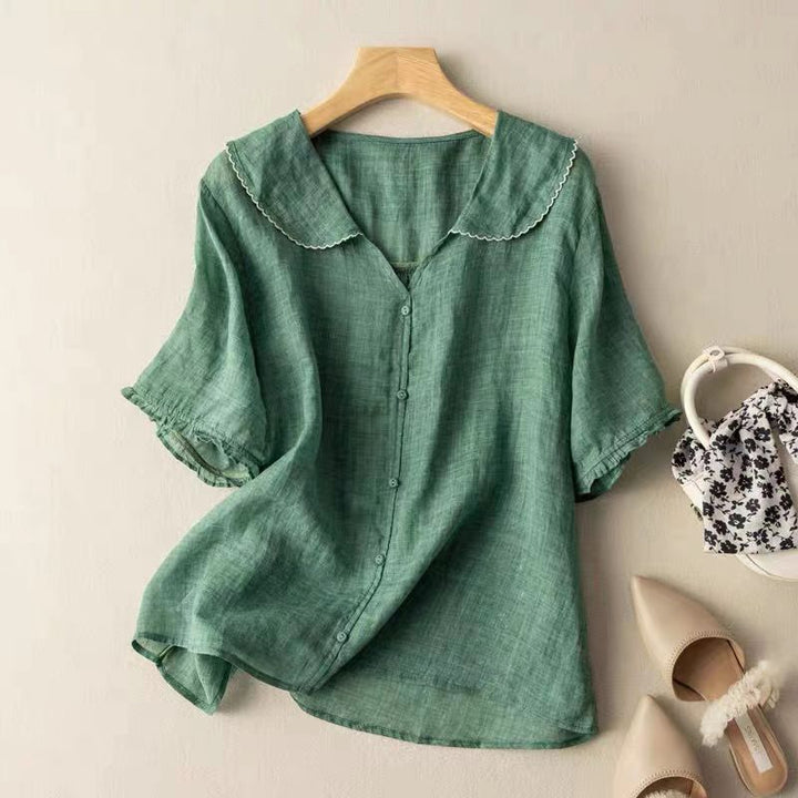 ADÈLE LÆRRED BLOUSE