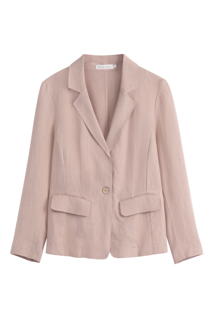 Linned blazer, puder