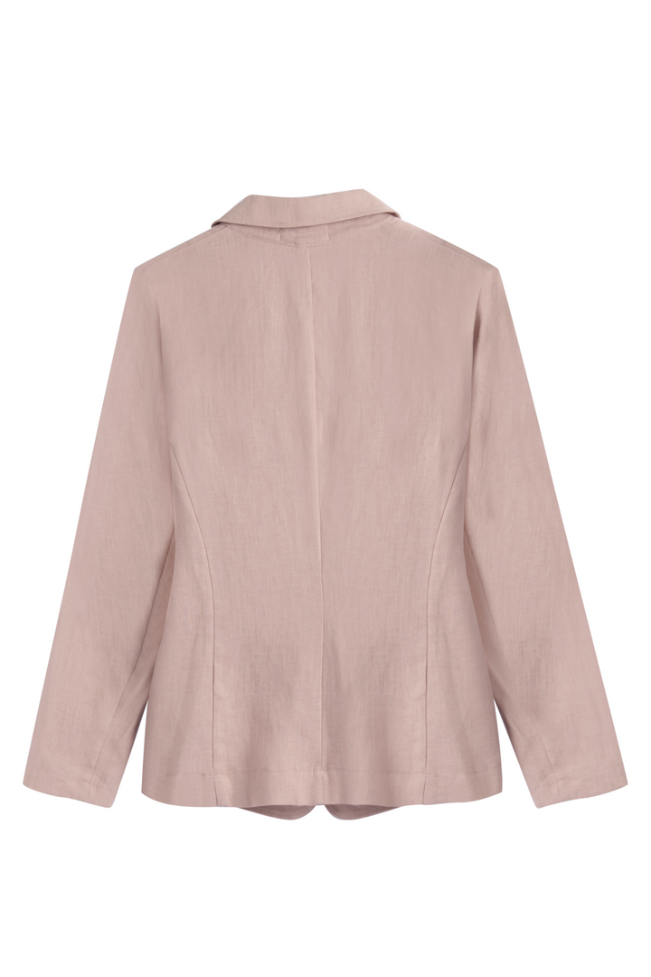 Linned blazer, puder