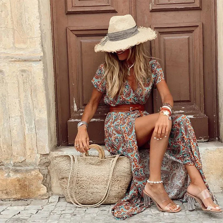 Luna® | Elegant Bohemian Maxi-Kjole