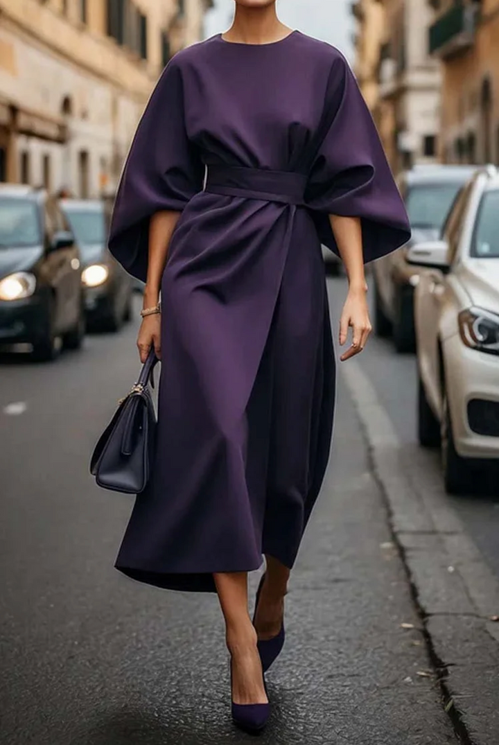 Louise – Elegant kjole med lanterneærmer