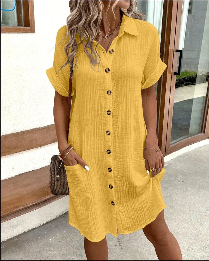 Celest Elegant Polo Kjole (Næsten Udsolgt)