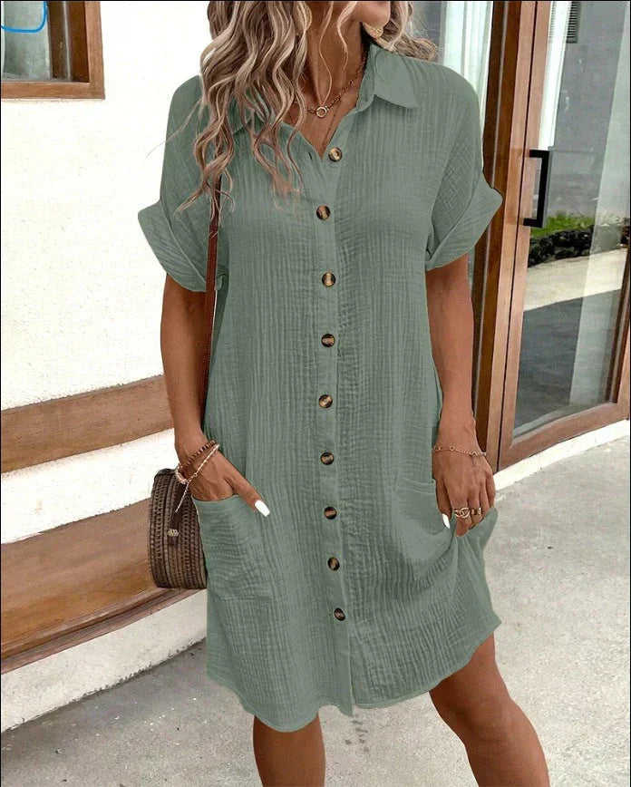Celest Elegant Polo Kjole (Næsten Udsolgt)