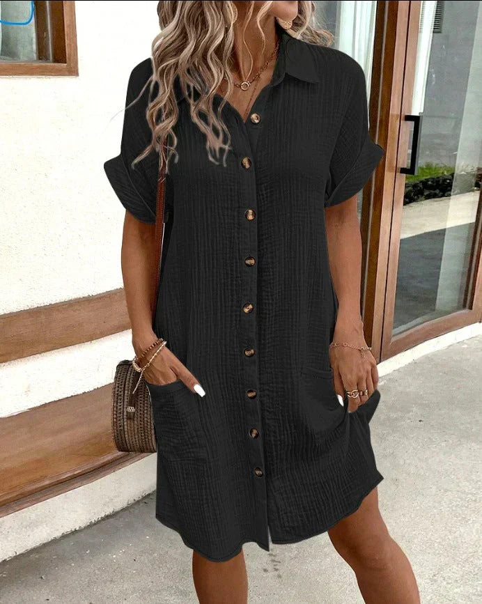 Celest Elegant Polo Kjole (Næsten Udsolgt)