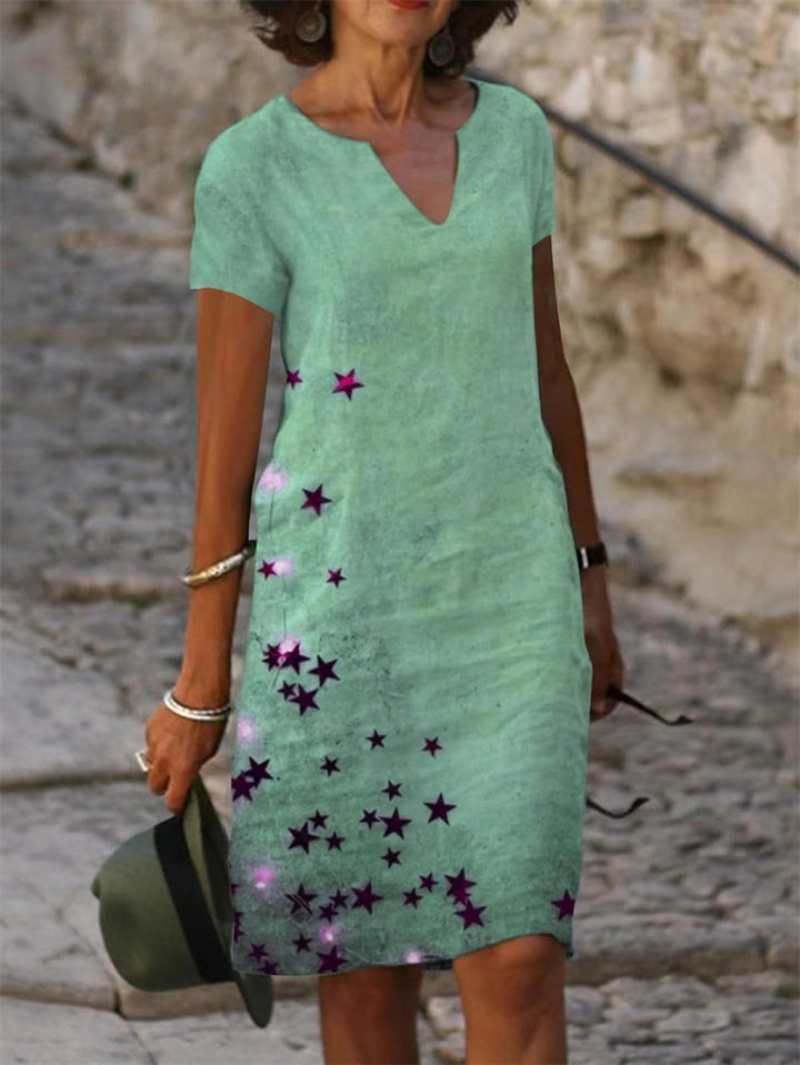 Josette™ | Elegant Kjole med V-hals