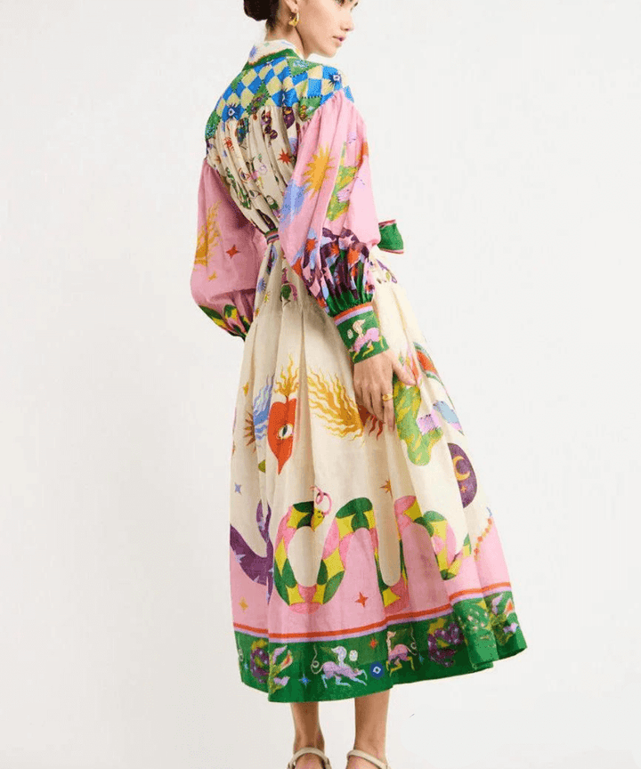 Dorthe™ | Chic Italiensk Maxi Kjole
