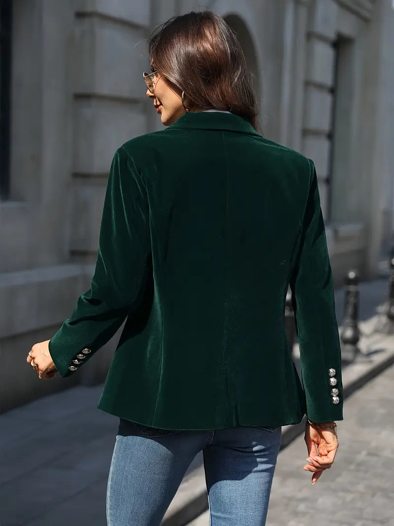 Savannah™ - Elegant Velour Blazer