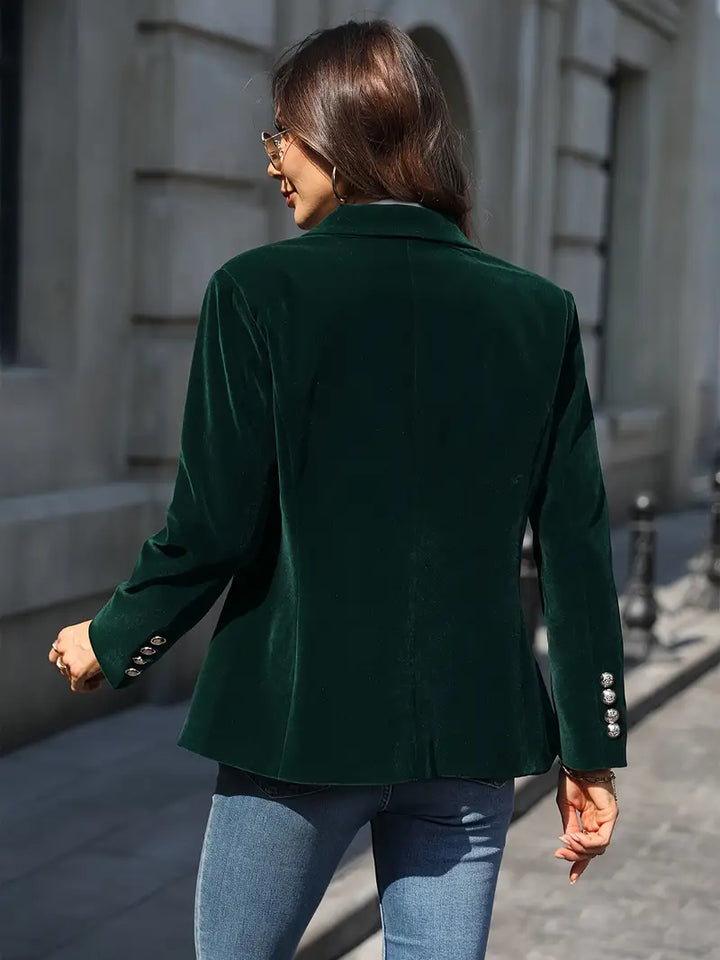 Savannah™ - Elegant Velour Blazer