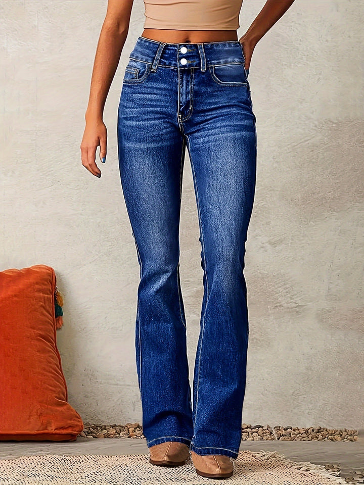 Eva™ | Højtaljede Flared Jeans