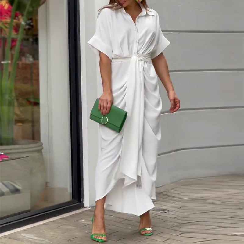Amalia | Luxe Wikkel Maxi Kjole (Næsten udsolgt)