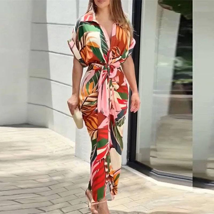 Amalia | Luxe Wikkel Maxi Kjole (Næsten udsolgt)