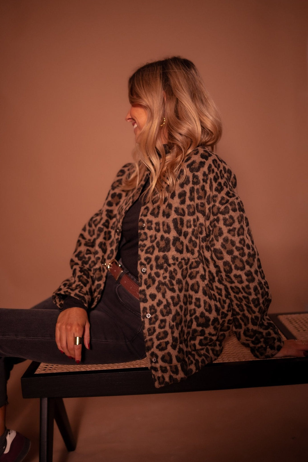 Dascha - Trendy Jakke Med Leopardmønster